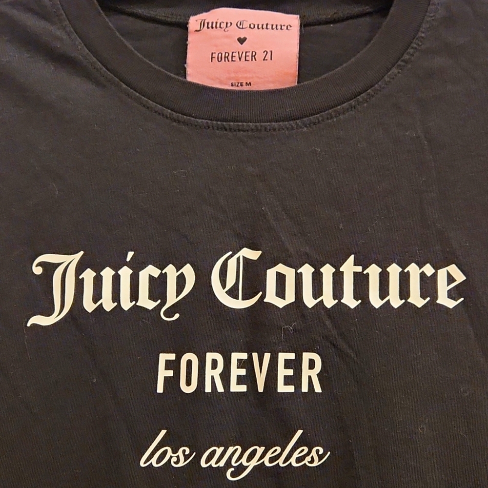Juicy Couture ❤️ Forever 21 Top Size M - Picture 2 of 3